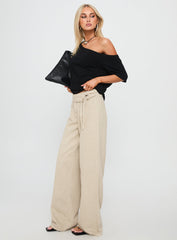 Boxie Mid Rise Wide Leg Jeans Washed Green