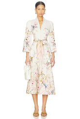 Rebellion Button Midi Dress