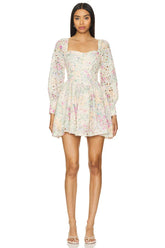 Lila Flounce Dress