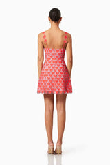 Heartthrob Mini Dress In Red