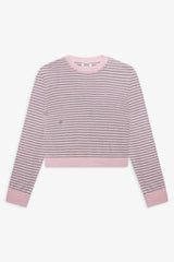 Kip Oversized Sweater - Rosewater Stripe