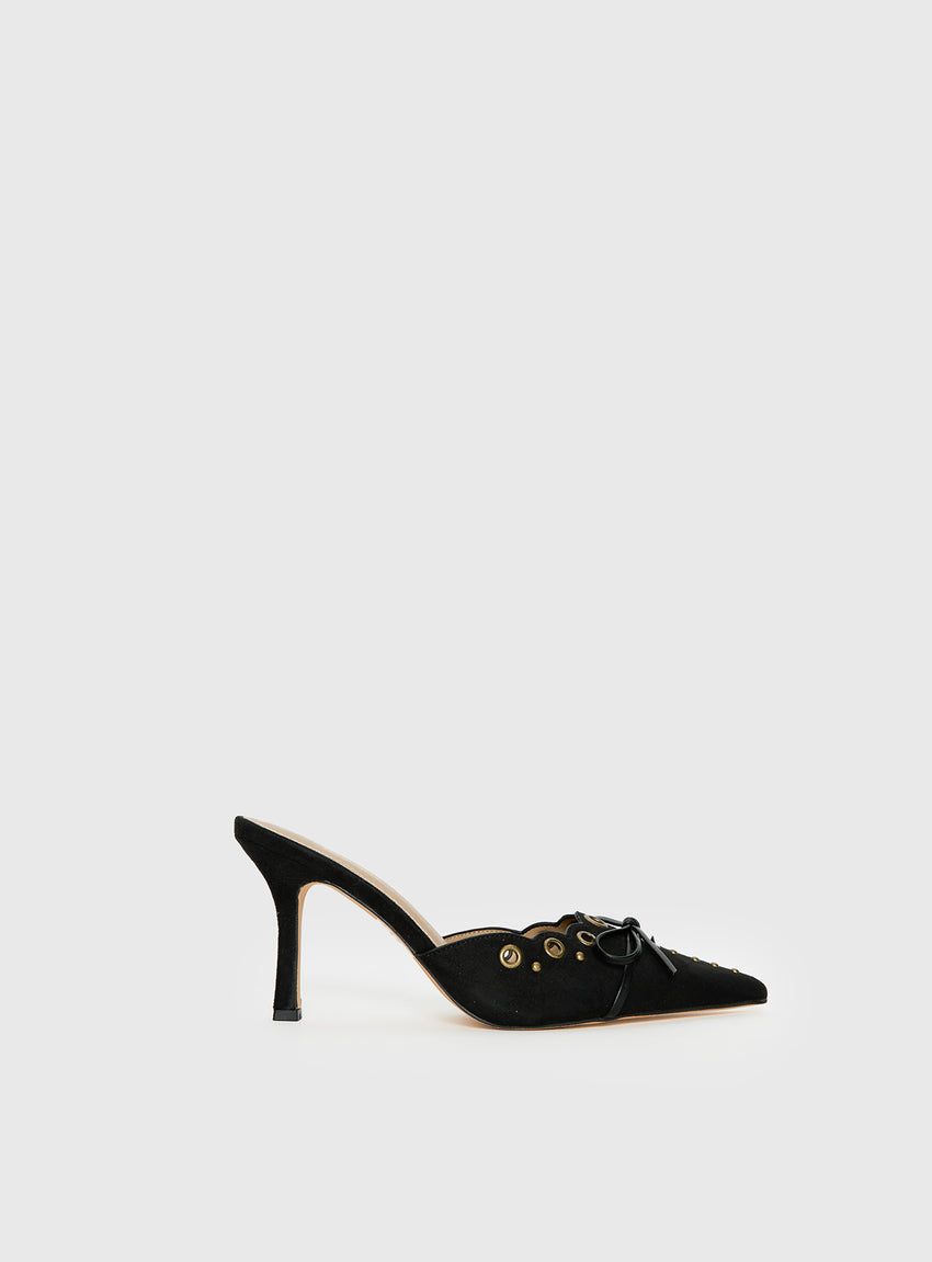 Charisma Pointed Toe Heels Black
