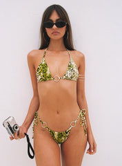 Sunbrella Triangle Bikini Top Snake