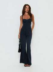 Briana Set Navy Pinstripe Petite