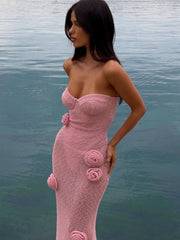 Anika Maxi Dress Baby Pink