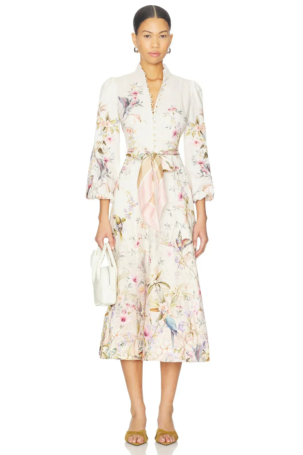 Rebellion Button Midi Dress