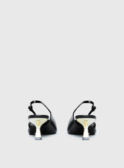 Billini Anaya Pointed Toe Heels Black / Gold