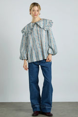 Lois Blouse - Wallpaper Floral