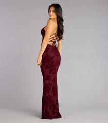 Clarence Lace-Up Mermaid Formal Dress