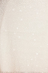 Embellished Asymmetric Neck A-Line Mini Dress In White