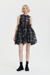 Giselle | Dress Gingham Jacquard Black