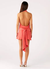Kenzie Mini Dress - Coral
