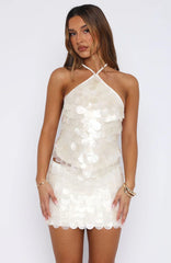 Athens Aura Shell Top White