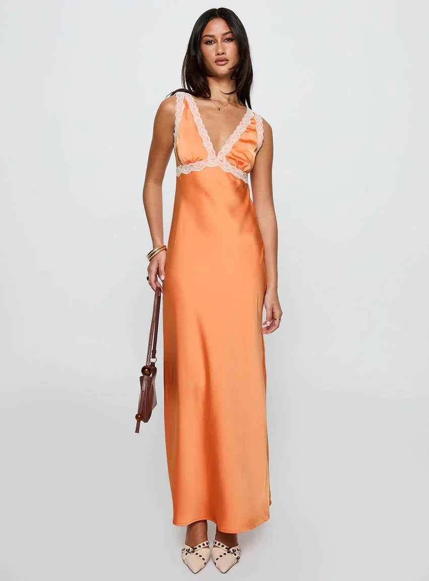 Natassja Maxi Dress Orange